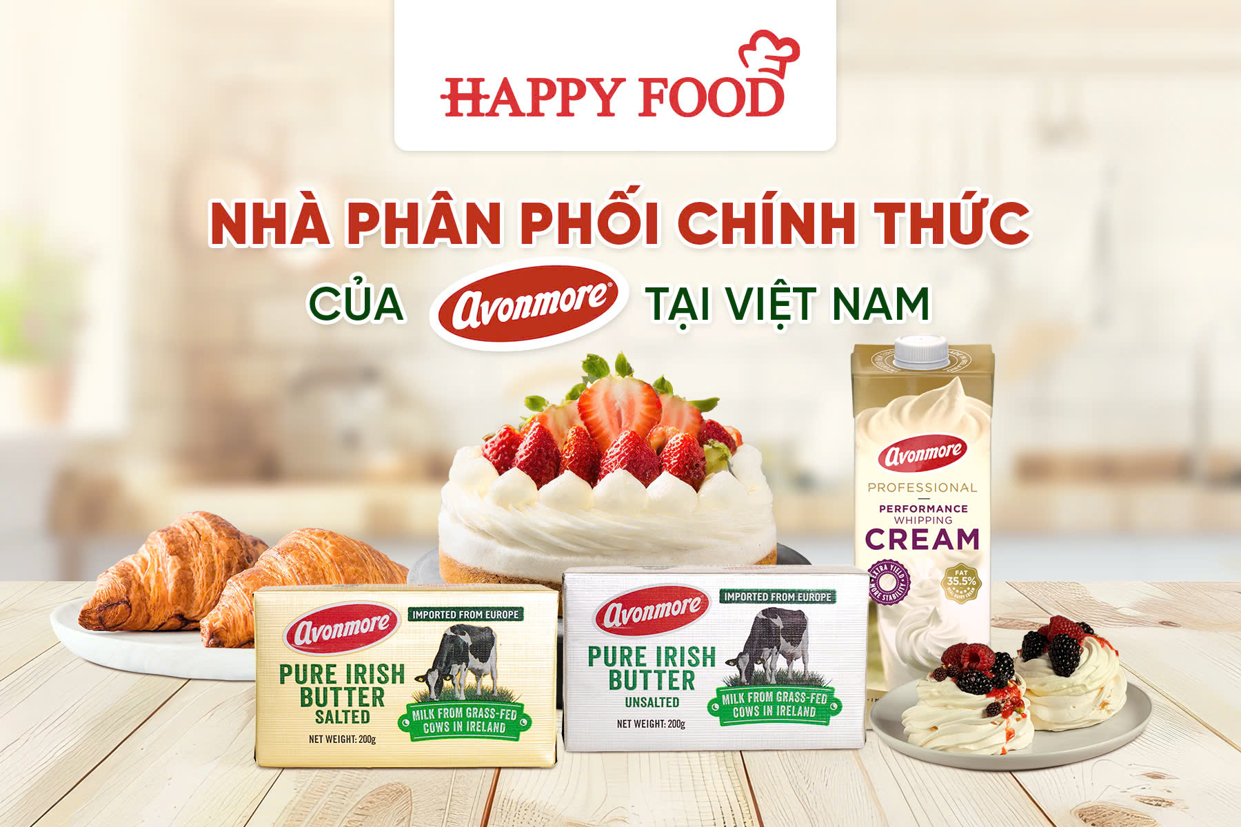 Happy Food trở thành nhà phân phối chính thức của Avonmore tại Việt Nam